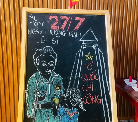 27/7 - Ngày Thương Binh Liệt sĩ.